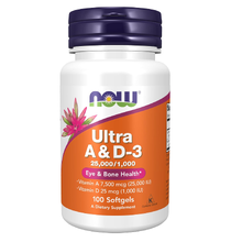 Ultra A & D-3 100 Softgels (NOW)