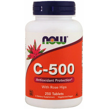 C-500 with Rose Hips 250 таб (NOW)