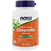 Chlorella 500 мг 200 таб (NOW)