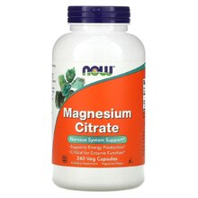 Magnesium Citrate 400 мг 240 Вег.капс (NOW)