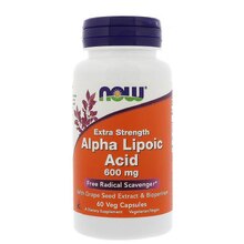 Alpha Lipoic Acid 600 мг 60 Vсaps (NOW)