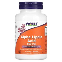 Alpha Lipoic Acid 250 мг 120 Vcaps (NOW)