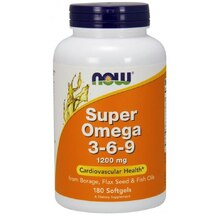 Omega-3-6-9 1200 мг 180 Softgels (NOW)