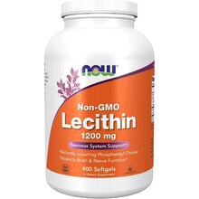 Lecithin 1200 мг 400 мягких.капс (NOW)