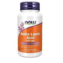 Alpha Lipoic Acid 100 мг 60 Vcaps (NOW)