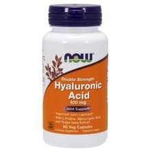 Hyaluronic Acid 100 mg Joint Support 60 Vcaps (NOW)