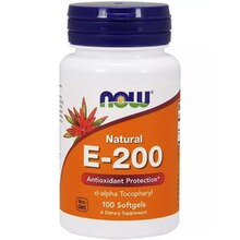 E-200 Da 100 softgels (NOW)