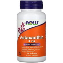 Astaxanthin 4 mg 90 Softgels (NOW)