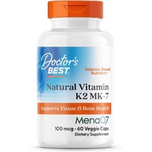 Vitamin K2 MK-7 with MenaQ7 100 мкг 60 Вег капс (Doctors Best)