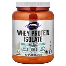 Whey Protein Isolate 816 г - крем-ваниль (NOW)