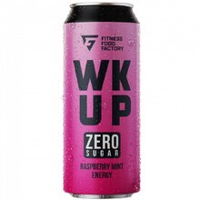 Напиток тонизирующий безалкогольный WK UP 450 мл - малина-мята (Fitness Food Factory)