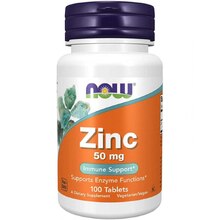 Zinc Gluconate 50 мг 100 таб (NOW)