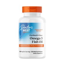 Omega 3 Fish Oil 120 мягких капс (Doctors Best)