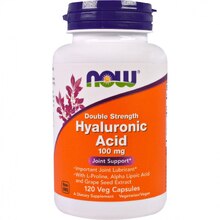 Hyaluronic Acid 100 mg Joint Support 120 Vcaps (NOW)