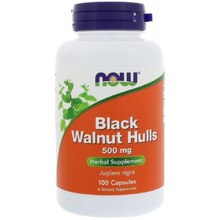 Black Walnut Hulls 500 мг 100 капс (NOW)