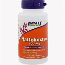 NATTOKINASE 100 мг 120 Вег капс (NOW)