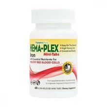 Hema-Plex Iron mini-tabs 60 таб (Nature's Plus)
