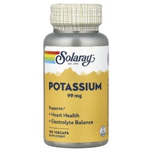Potassium 99 мг 100 Вег.капс (Solaray)