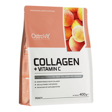 Collagen + Vitamin C 400 г - персик (Ostrovit)