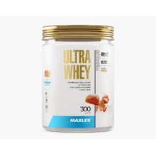 Ultra Whey 300 г - соленая карамель (банка) (Maxler)