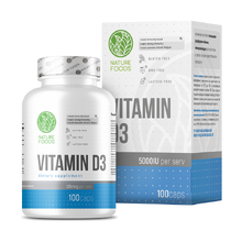 Vitamin D3 5000 IU 100 капс (Nature Foods)