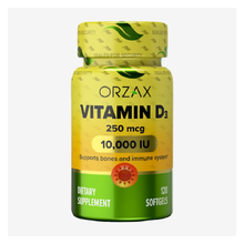 Vitamin D3 10 000 iu 120 мягких капс (Orzax)