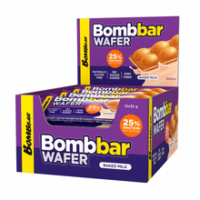 Батончик Wafer 32 г - с молочно-ореховой пастой и вкусом топленого молока (Bombbar)