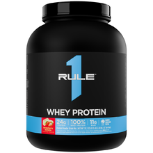 Whey Protein 2240 г - клубника-банан (Rule1)